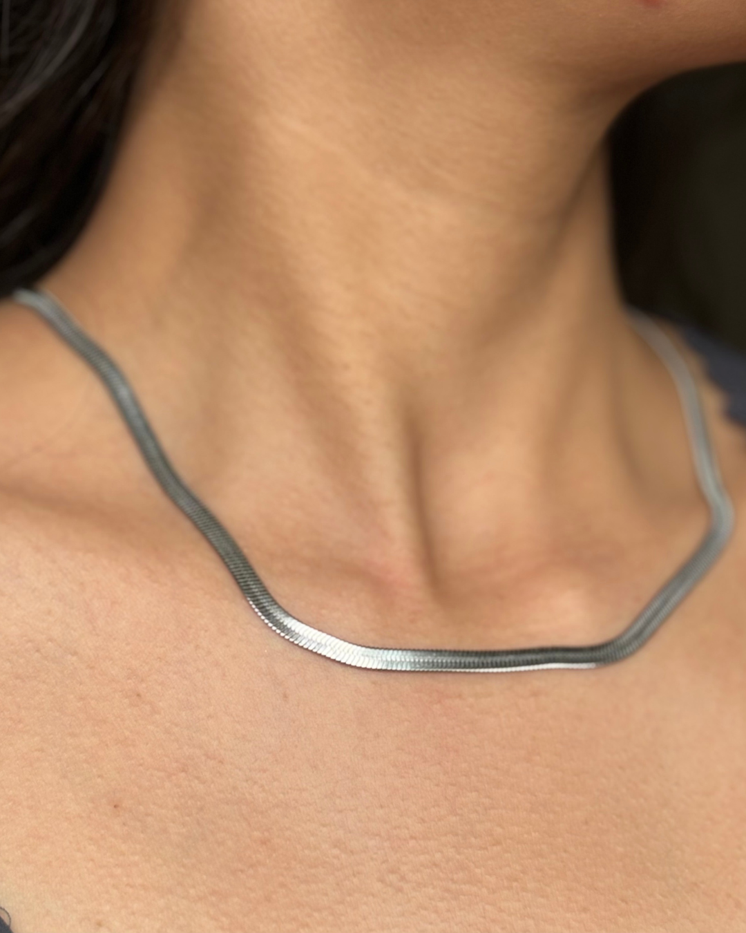 Silver Snake Chain (Thin) - Main Image
