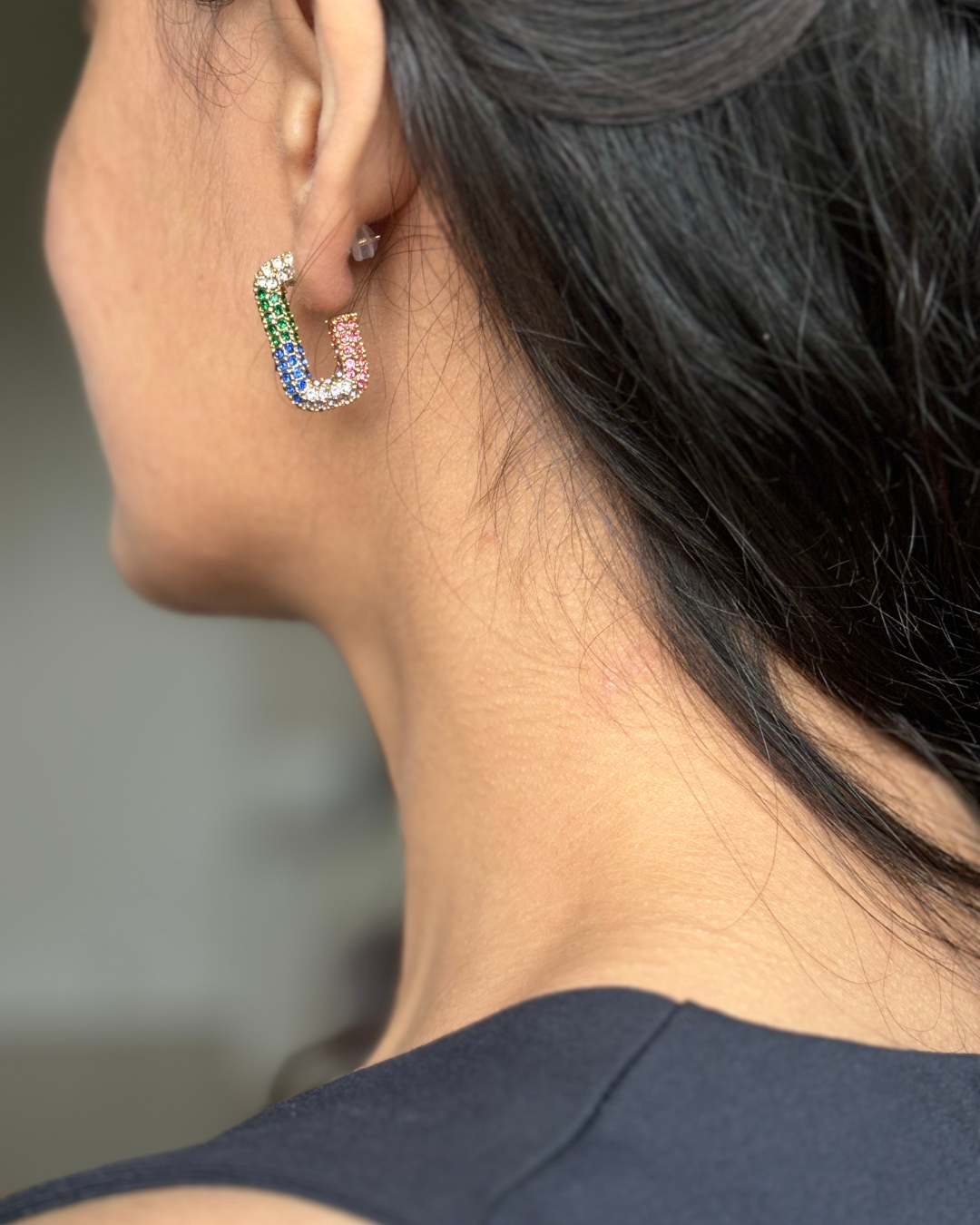 Valerie Square Hoops