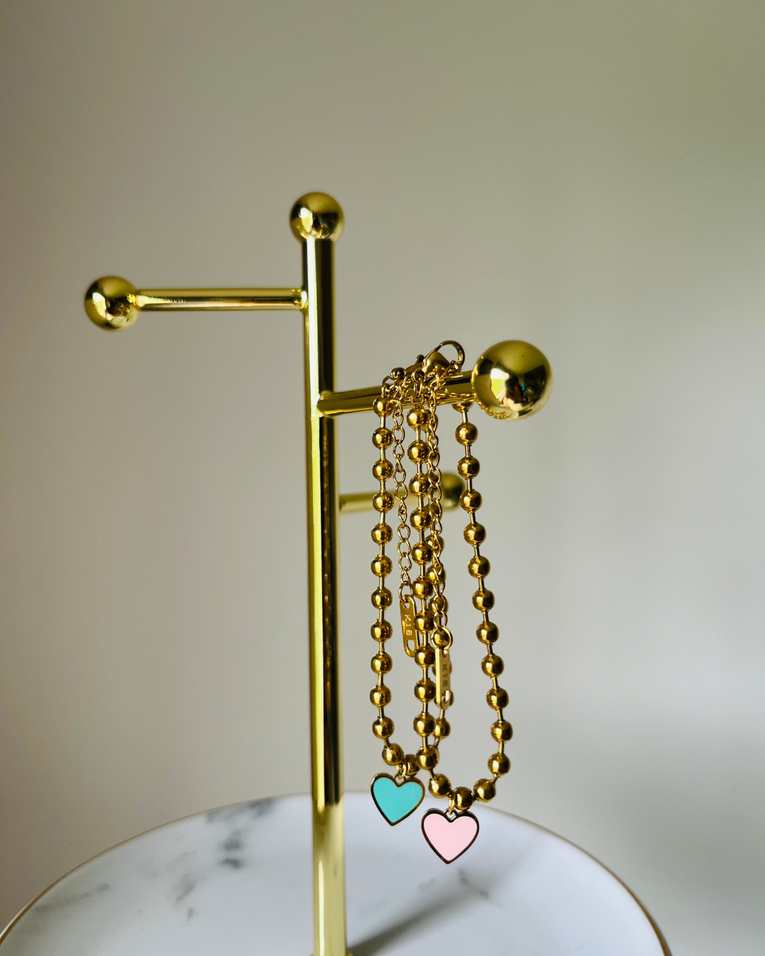 Blue Love Charm Bracelet