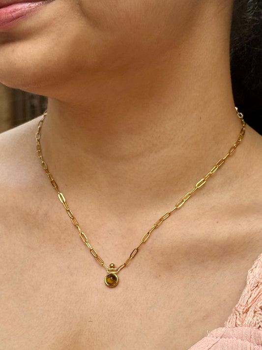 Brownstone Necklace