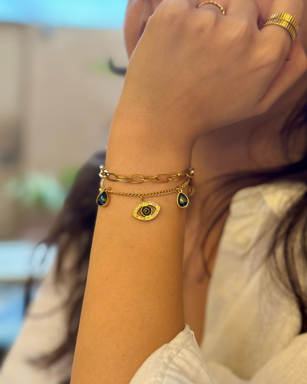 Evil Eye Charm bracelet