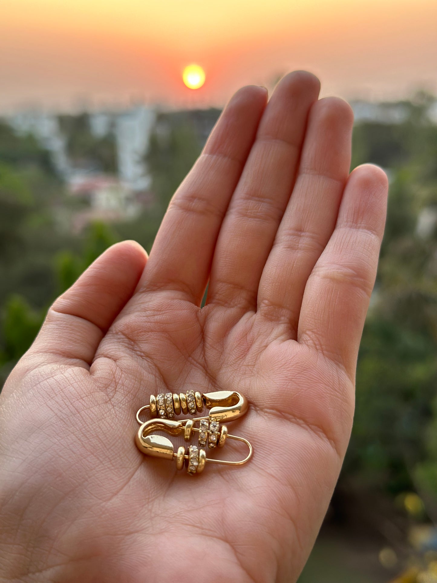 Safety Pin Earrings