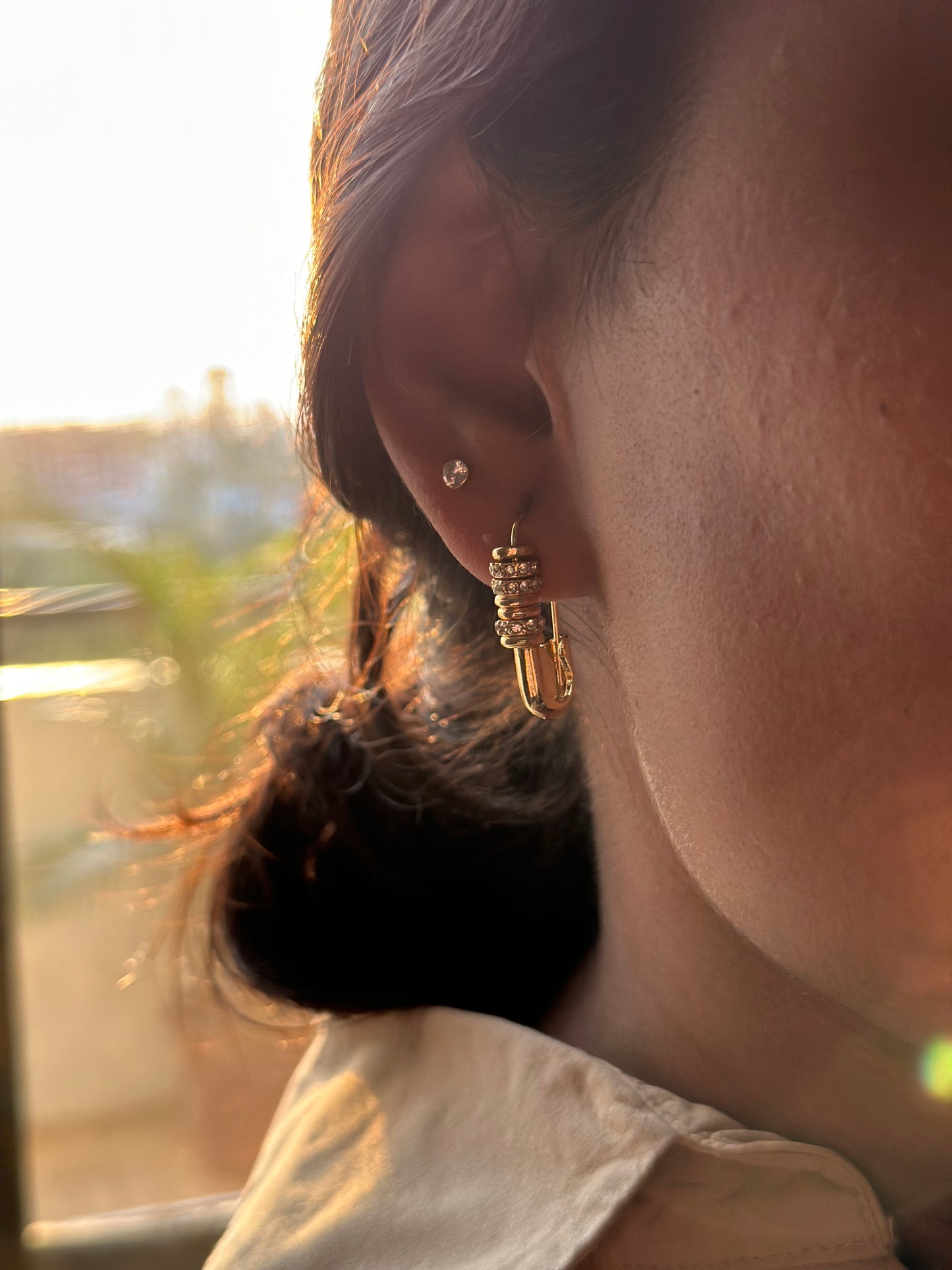 Safety Pin Earrings
