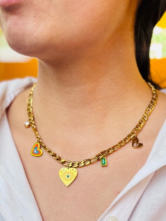 Amour Charms Necklace